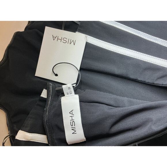 Misha x Revolve 'Adena' Black Polyester Dress Size M - NWT - Picture 4 of 4